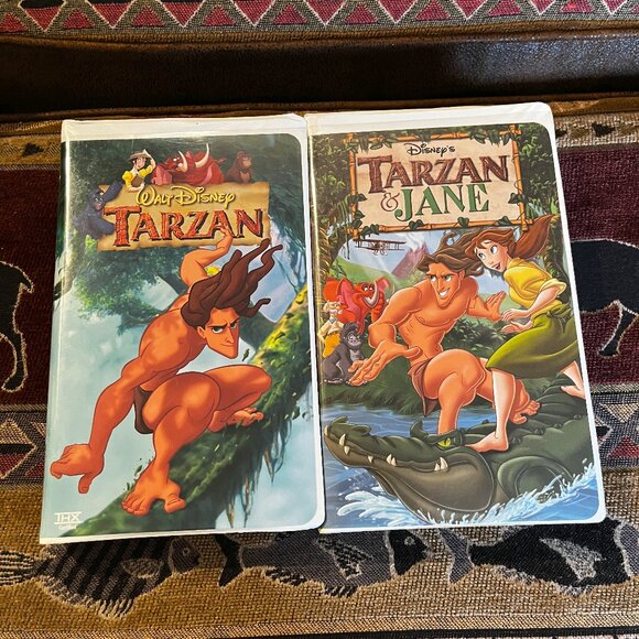 Lot of 2 Disney VHS tapes, Tarzan - Picture 1 of 2